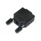 D9 CONNECTOR ENCLOSURE BLACK