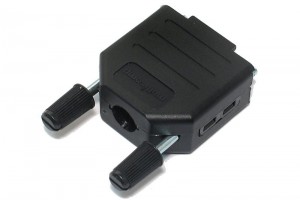 D9 CONNECTOR ENCLOSURE BLACK