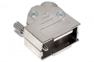 D9 CONNECTOR ENCLOSURE 45deg ANGLE METAL