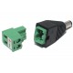 DC PLUG 2,1mm WITH TERMINAL BLOCK