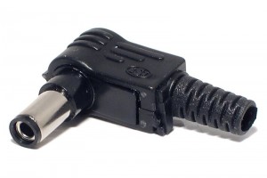 DC CONNECTOR ANGLE 2,5/5,5mm