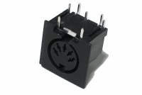 DIN CONNECTOR PCB MOUNT 5-PIN 180°