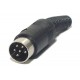 DIN CONNECTOR MALE 6-PIN 240°