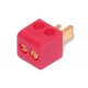 DIN SPEAKER CONNECTOR FOR CARS RED