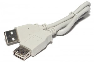 USB-2.0 EXTENSION CABLE A-MALE / A-FEMALE 0,3m