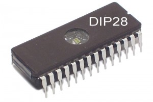 EPROM MUISTIPIIRI 16Kx8 200ns DIP28