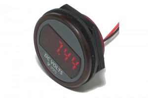 ROUND PANEL MOUNT VOLTAGE MONITOR +6...+75VDC