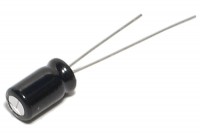 ELECTROLYTIC CAPACITOR 100µF 25V 6x12mm