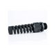 Jacob MG12 SPIRAL CABLE GLAND 8mm BLACK