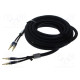 Cable banana plug x2,both sides 10m Plating: gold-plated