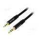 Kaapeli Jack 2,5mm 3pin pistoke,Jack 3,5mm 3pin pistoke 3m
