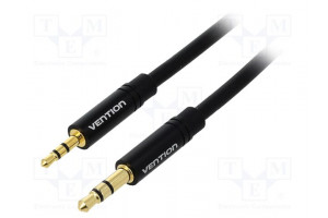 Cable Jack 2.5mm 3pin plug,Jack 3.5mm 3pin plug 3m black