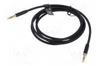 Kaapeli Jack 3,5mm 3pin pistoke,molemmin puolin 3m musta