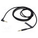 Cable Jack 3.5mm 3pin plug,Jack 3.5mm 3pin angled plug 1.5m