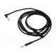 Cable Jack 3.5mm 3pin plug,Jack 3.5mm 3pin angled plug 2m