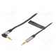 Cable Jack 3.5mm 3pin plug,Jack 3.5mm 3pin angled plug 5m