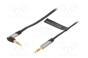 Cable Jack 3.5mm 3pin plug,Jack 3.5mm 3pin angled plug 5m