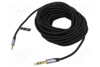 Kaapeli Jack 3,5mm 3pin pistoke,Jack 6,3 mm 3pin pistoke 2m