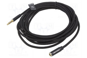 Kaapeli Jack 3,5mm 4pin pistorasia,Jack 3,5mm 4pin pistoke