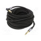 Cable Jack 6,35mm plug,Jack 6.35mm angled plug 10m black
