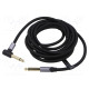 Cable Jack 6,35mm plug,Jack 6.35mm angled plug 3m black