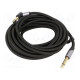 Cable Jack 6,35mm plug,Jack 6.35mm angled plug 5m black