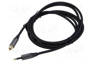 Kaapeli Toslink 3,5mm Mini pistoke,Toslink-pistoke 2m musta