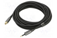 Cable Toslink 3,5mm Mini plug,Toslink plug 5m black PVC