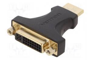 Adapter DVI-I (24+5) socket,HDMI plug HDMI 1.4 black