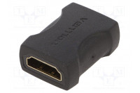 Adapter HDMI socket,both sides HDMI 1.4 black