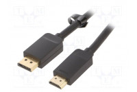Cable DisplayPort plug,HDMI plug Len: 2m black 30AWG