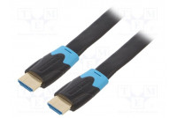 Kaapeli HDMI-pistoke,molemmin puolin PVC 10m musta HDMI 1.4