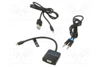 Converter 0.15m black Support: 1080p black ABS