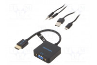 Converter 0.15m HDMI 1.4 Support: FullHD 3D black