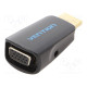 Converter D-Sub 15pin HD socket,HDMI plug,Jack 3.5mm socket