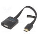 Converter D-Sub 15pin HD socket,HDMI plug 0.15m black