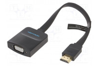 Converter D-Sub 15pin HD socket,HDMI plug 0.15m black