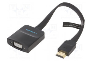 Converter D-Sub 15pin HD socket,HDMI plug 0.15m black