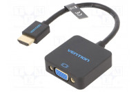 Converter D-Sub 15pin HD socket,HDMI plug 0.15m HDMI 1.4