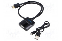 Muunnin HDMI-pistoke,Jack 3,5mm pistorasia,VGA naarasliitin