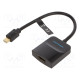 Converter HDMI socket,mini DisplayPort plug Len: 0.15m black