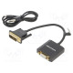 Converter PVC Len: 0.15m Support: 1080p,FullHD black