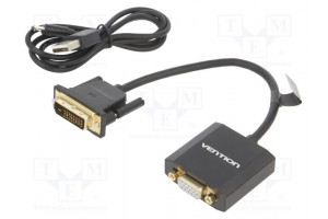 Converter PVC Len: 0.15m Support: 1080p,FullHD black