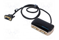 VGA splitter VGA female x2,VGA male 1m black black