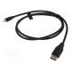 Adapteri DisplayPort-pistoke,USB C pistoke kullattu 1m musta