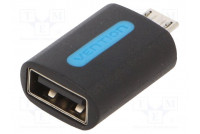 Adapteri USB 2.0 USB A rasia,USB B mikropistoke nikkelöity