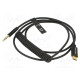 Kaapeli Jack 3,5mm 3pin pistoke,USB C pistoke kullattu 1,5m