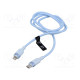 Kaapeli USB 2.0 USB A-pistoke x2,USB C pistoke nikkelöity 1m