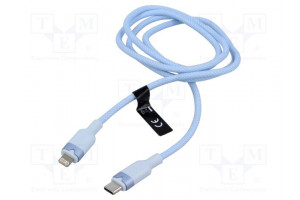 Kaapeli USB 2.0 USB A-pistoke x2,USB C pistoke nikkelöity 1m