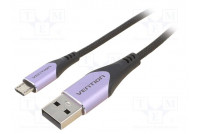 Kaapeli USB 2.0 USB A pistoke,USB B mikropistoke 1,5m musta